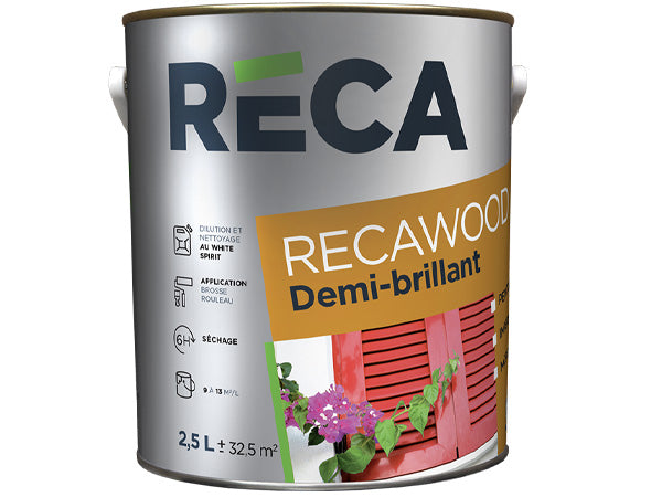 RECA RECAWOOD. Peinture microporeuse. Blanc.