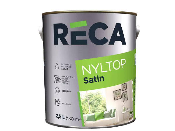 RECA NYLTOP SATIN blanc.