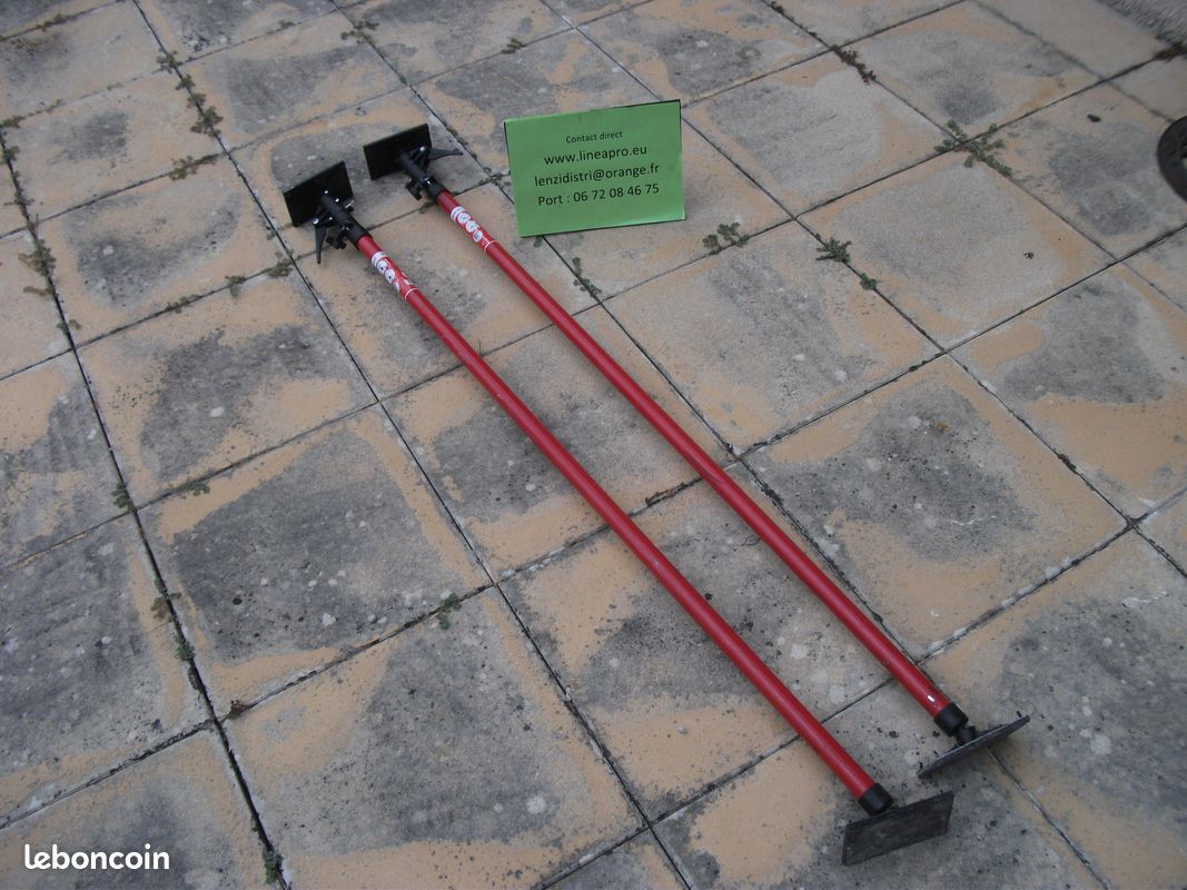 Paire d'étais télescopique réglable en aluminium WURTH- Longueur min./max.: 145-290 cm