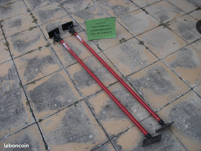 Paire d'étais télescopique réglable en aluminium WURTH- Longueur min./max.: 145-290 cm