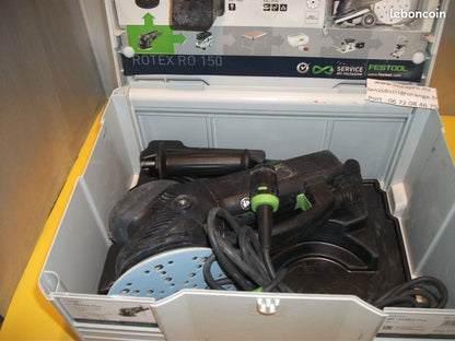 Ponceuse roto-excentrique FESTOOL Rotex RO 150 FEQ.  LIVRAISON OFFERTE.