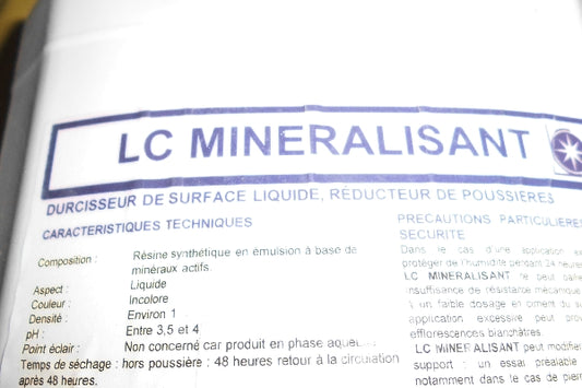 LC MINÉRALISANT – DURCISSEUR DE SURFACE 5L