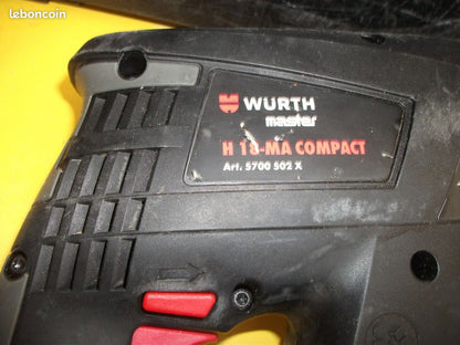 Pack perfo-burineur WÜRTH H18-MA COMPACT 18 V.  LIRAISON OFFERTE.