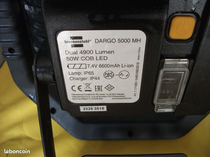 Projecteur hybride LED portable BRENNENSTUHL DARGO.
