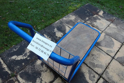 Chariot de manutention charges lourdes – Plateau 45 × 96 cm