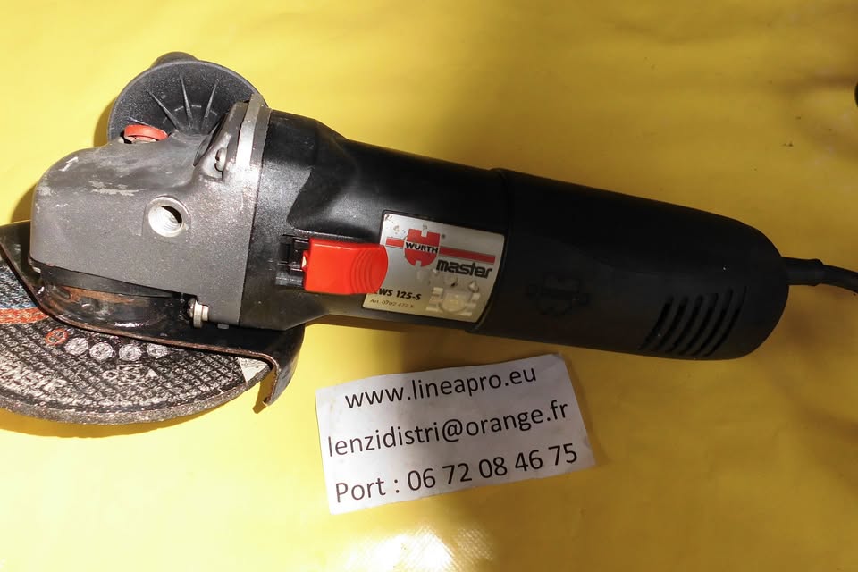 Meuleuse d'angle WÜRTH EWS 125 S – Ø 125 mm – 1 100 W