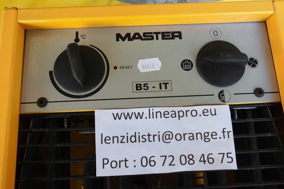 Chauffage électrique SOVELOR B5-IT – 5 kW.  400 V triphasé.  LIRAISON OFFERTE.