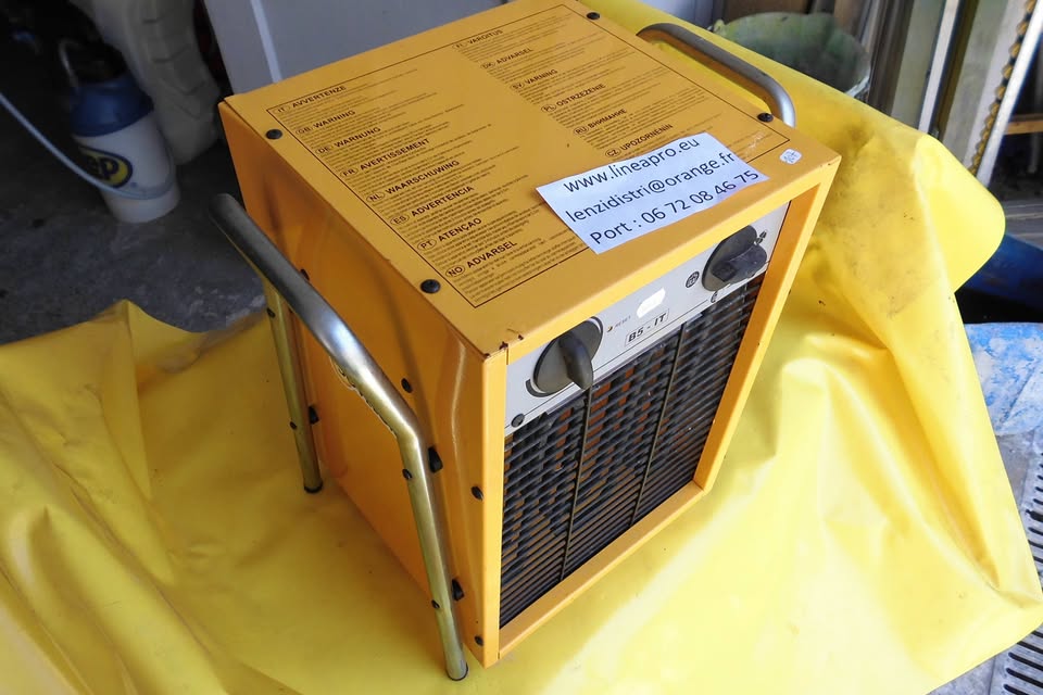 Chauffage électrique SOVELOR B5-IT – 5 kW.  400 V triphasé.  LIRAISON OFFERTE.