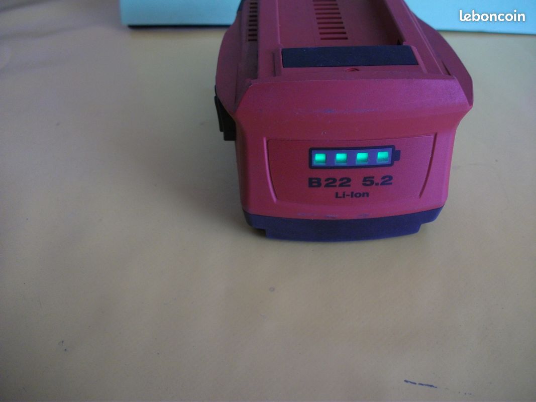 Batterie HILTI B22/5.2 – 22 V – 5,2 Ah –  LIRAISON OFFERTE.