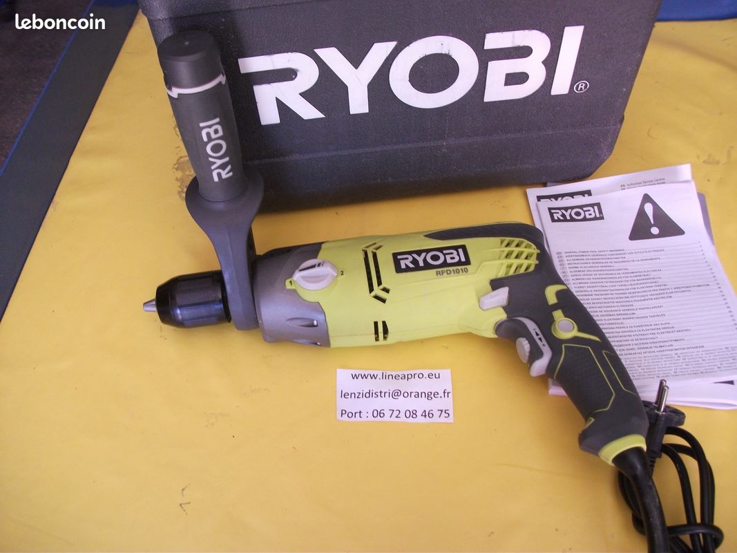 Perceuse à percussion RYOBY RDP1010 – 1010 W – Très bon état
