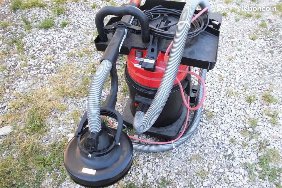 Ensemble ponceuse  technologie haute fréquence girafe FLEX WHF 707 + Aspirateur SEFT BP 19 H11 HF 400 W