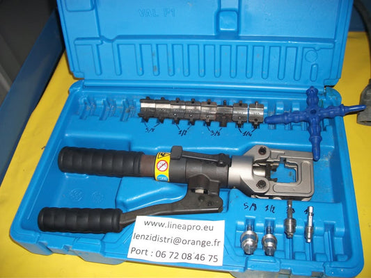 Sertisseuse hydraulique manuelle CEMBRE – 64 kN – Avec matrices.  LIVRAISON OFFERTE.
