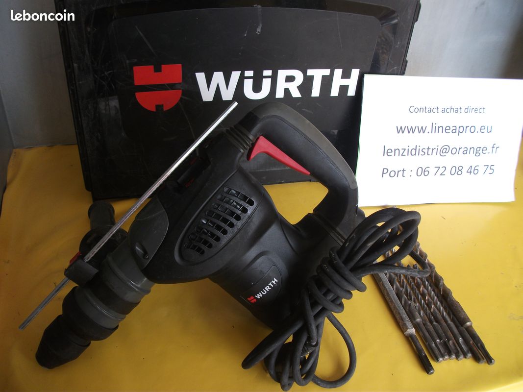 Perfo-burineur sds+ WÜRTH BMH 32-XE.  900 W. 4,2 Joules.  LIVRAISON OFFERTE