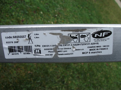 Escabeau PRO XHANDER – 6 marches