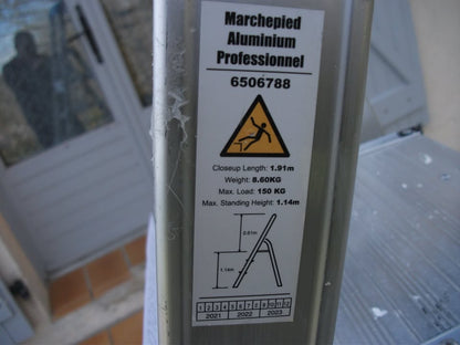 Escabeau aluminium NOVIPRO 6506788 – 5 marches