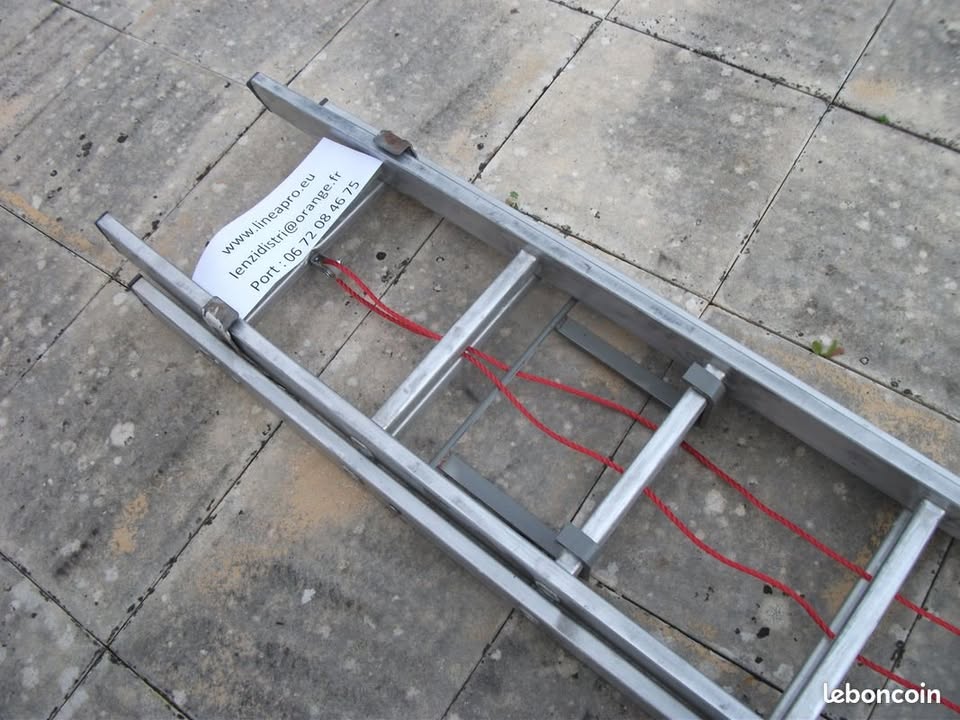 Échelle à coulisse aluminium 2 × 3,50 m