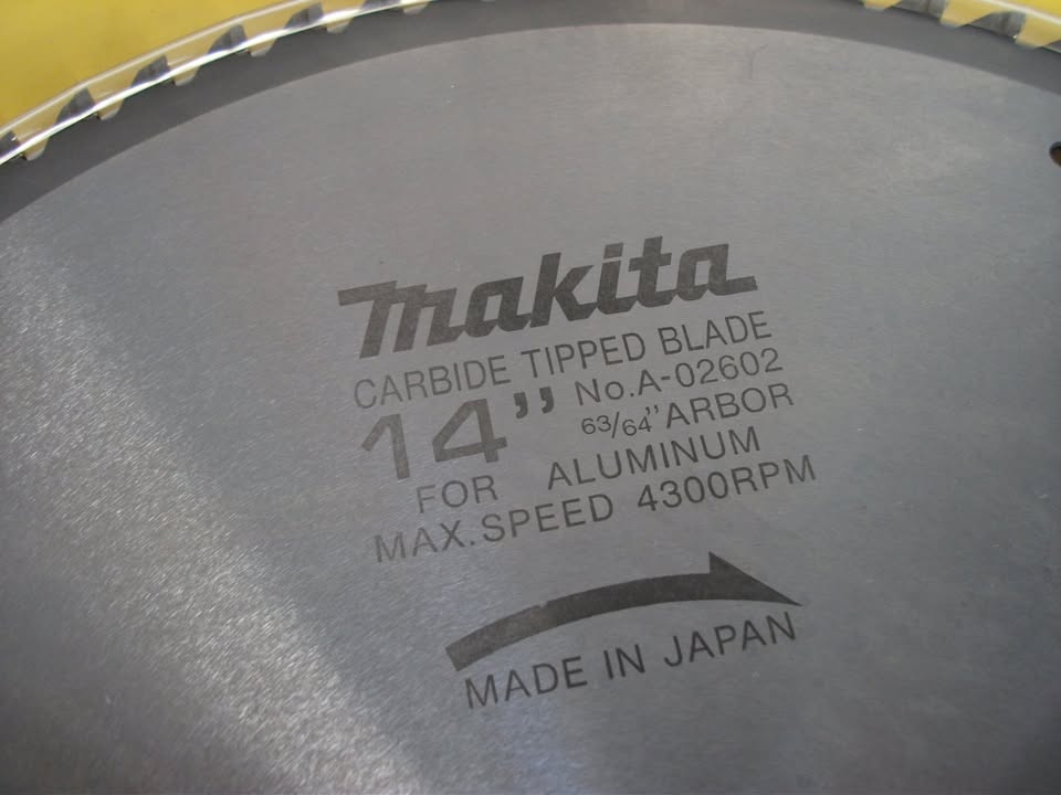 Lame carbure MAKITA Ø 355 mm pour aluminium
