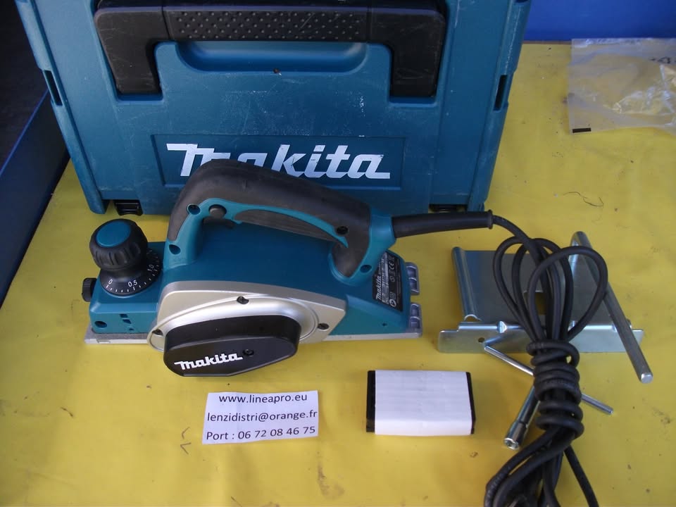 Rabot MAKITA KP0800 – 620 W – 82 mm – Dans coffret MAKPAC.  LIVRAISON OFFERTE.
