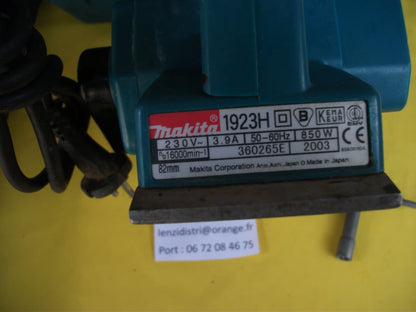 Rabot MAKITA 1923H – 82 mm – 850 W  dans Coffret