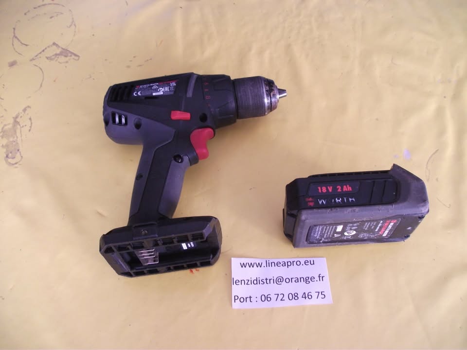 Visseuse-perceuse WÜRTH 18 V + 1 Batterie 2 Ah