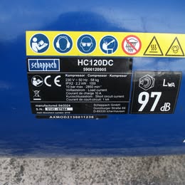 Compresseur SCHEPPACH HC120DC – 100 L – 2 200 W