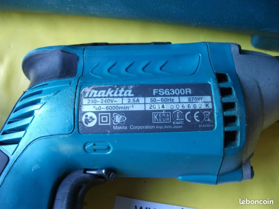 Visseuse plaque de plâtre MAKITA FS6300R – 570 W