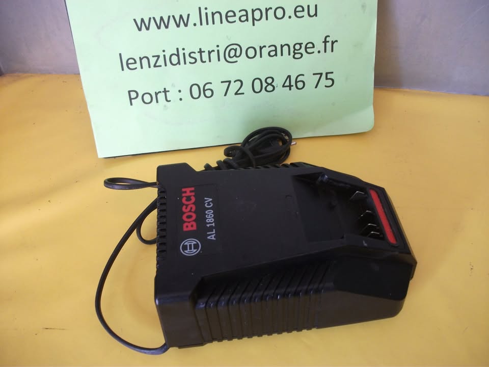 Chargeur batteries BOSCH pro AL 1860 CV.