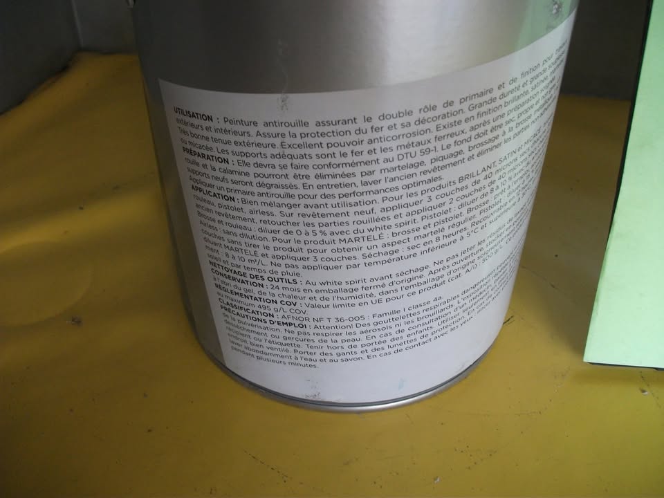 RECA ARUB Peinture laque antirouille blanc 2.5L