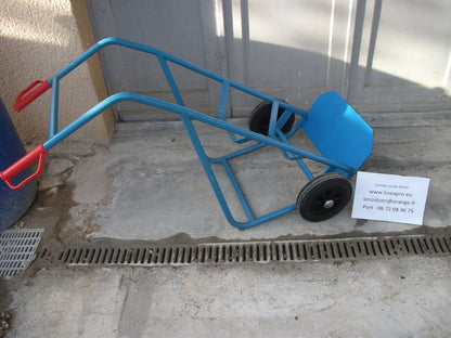 Diable tube d'acier charge 250 kg EUROKRAFT.