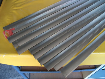 Lot 11 barres de seuil adhésives inox  73 cm X 30 mm. LIVRAISON EN POINT RELAY MOINS CHER