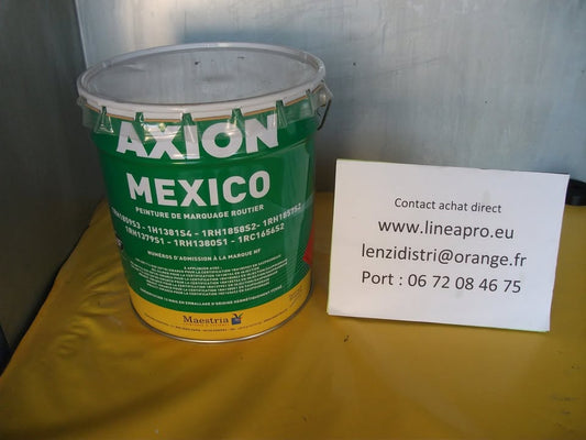 Peinture routière MAESTRIA MEXICO 25KG. LIVRAISON EN POINT RELAY OFFERTE.