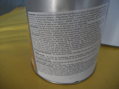 Peinture bois RECA RECAWOOD blanche 0.5L.      LIVRAISON SUR POINT RELAY MOINS CHERE.