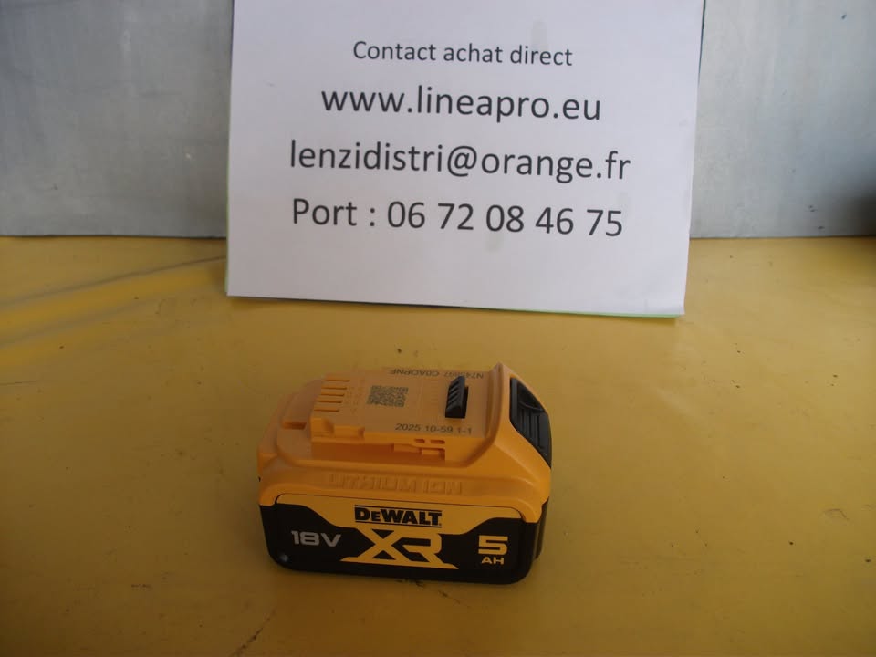 Batterie DEWALT 18V 5Ah. XR.    LIVRAISON MOINS CHERE SUR POINT RELAY