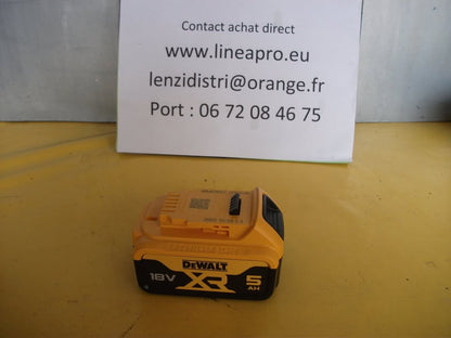 Batterie DEWALT 18V 5Ah. XR.    LIVRAISON MOINS CHERE SUR POINT RELAY