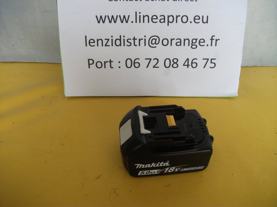 Batterie MAKITA BL1850B,       LIVRAISON SUR POINT RELAY MOINS CHERE.
