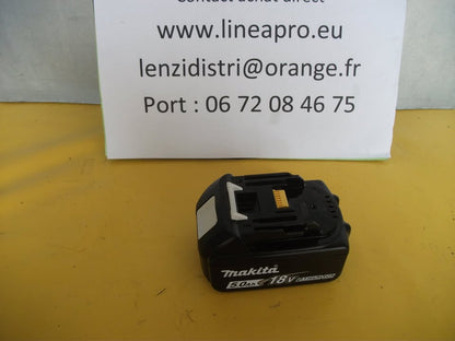 Batterie MAKITA BL1850B,       LIVRAISON SUR POINT RELAY MOINS CHERE.