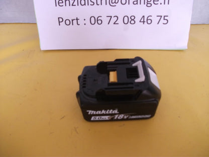 Batterie MAKITA BL1850B,       LIVRAISON SUR POINT RELAY MOINS CHERE.