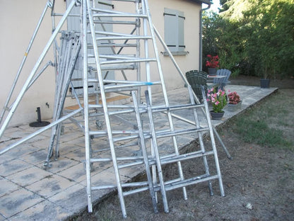 Échafaudage COMABI SPIRO 150 – Hauteur de plancher jusqu’à 6 m – Occasion état correct