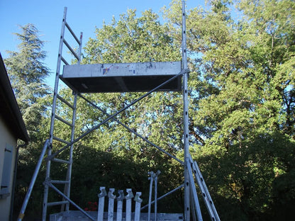 Échafaudage COMABI SPIRO 150 – Hauteur de plancher jusqu’à 6 m – Occasion état correct
