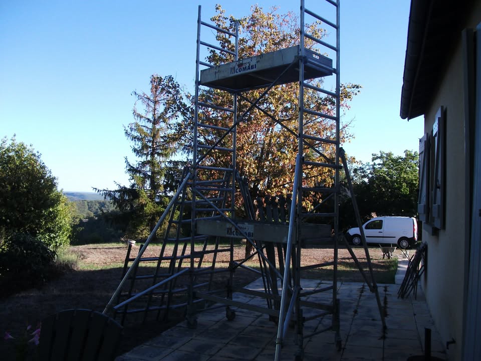 Échafaudage COMABI SPIRO 150 – Hauteur de plancher jusqu’à 6 m – Occasion état correct