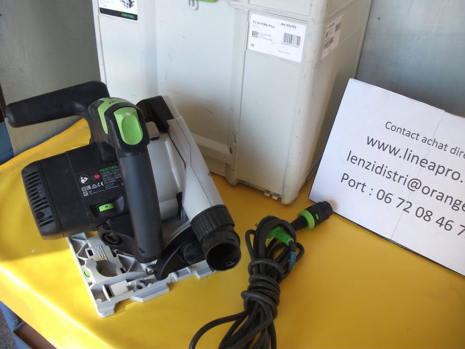 Scie plongeante FESTOOL TS 55 FEBQ 1200w. Lame 160mm. Livraison offerte.