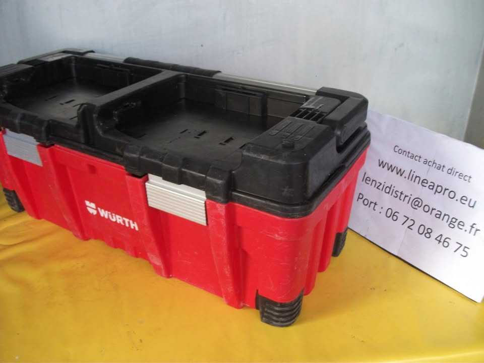 CAISSE D’OUTILLAGE WÜRTH – 660 × 260 × 248 MM Occasion bon état.