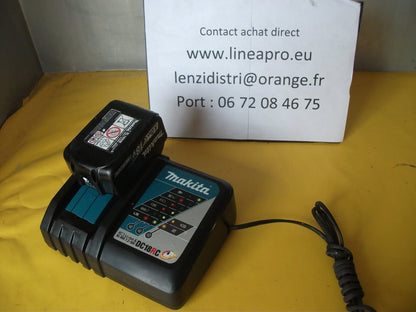 CHARGEUR RAPIDE MAKITA + BATTERIE 18 V 5 Ah