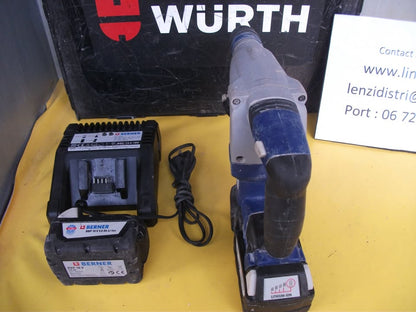 PACK PERFORATEUR BURINEUR BERNER BACRHD – 18 V. Livraison offerte.