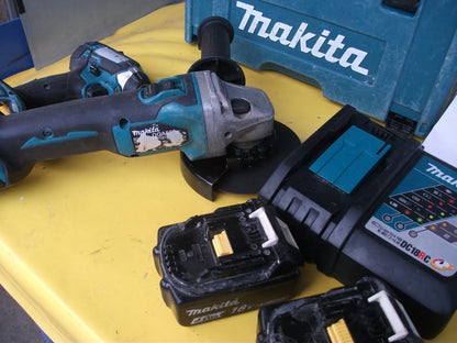 PACK MAKITA 18 V – VISSEUSE À CHOC + MEULEUSE. Port offert.
