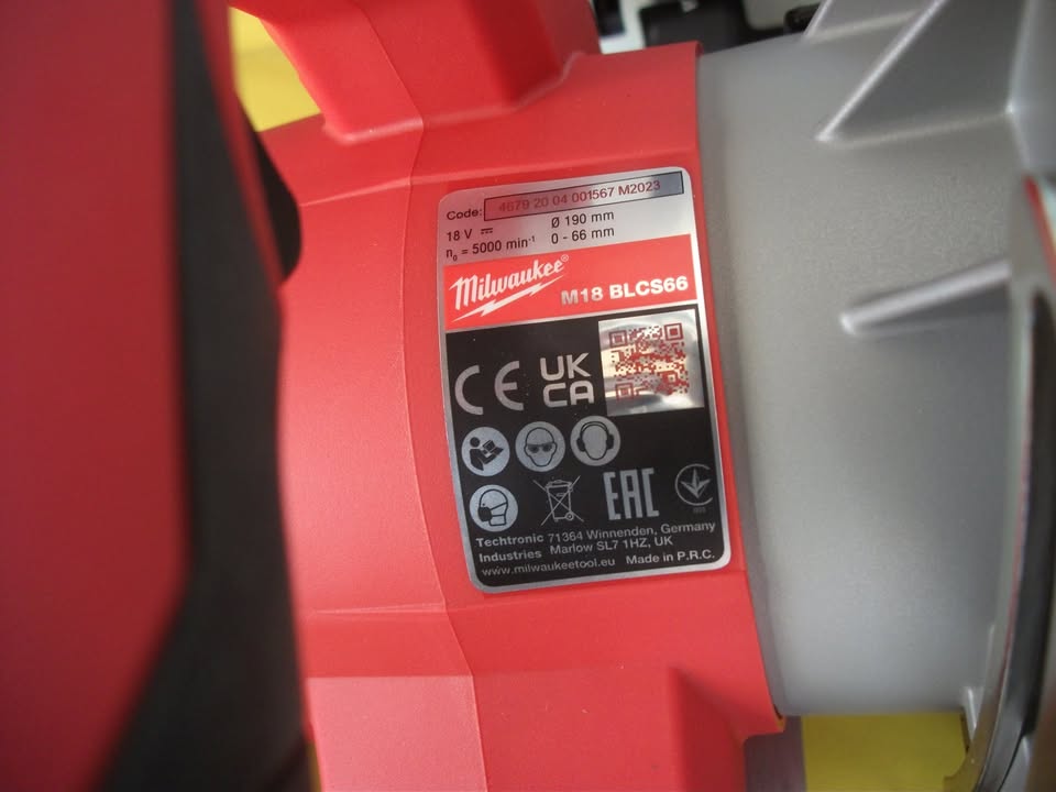 MILWAUKEE M18 BLCS66. SCIE CIRCULAIRE – 18 V – BRUSHLESS. Port offert.