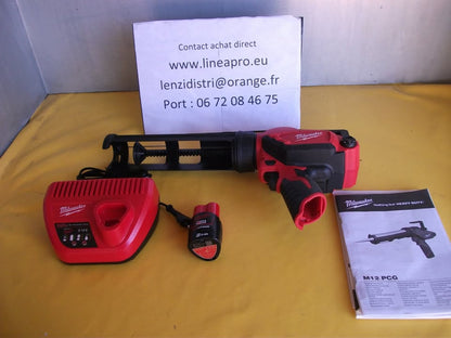 MILWAUKEE M12 PCG. PACK PISTOLET À COLLE – 12 V – 310 ML neuf. Port offert