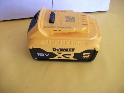 DEWALT. BATTERIE 18 V – 5 Ah – NEUVE