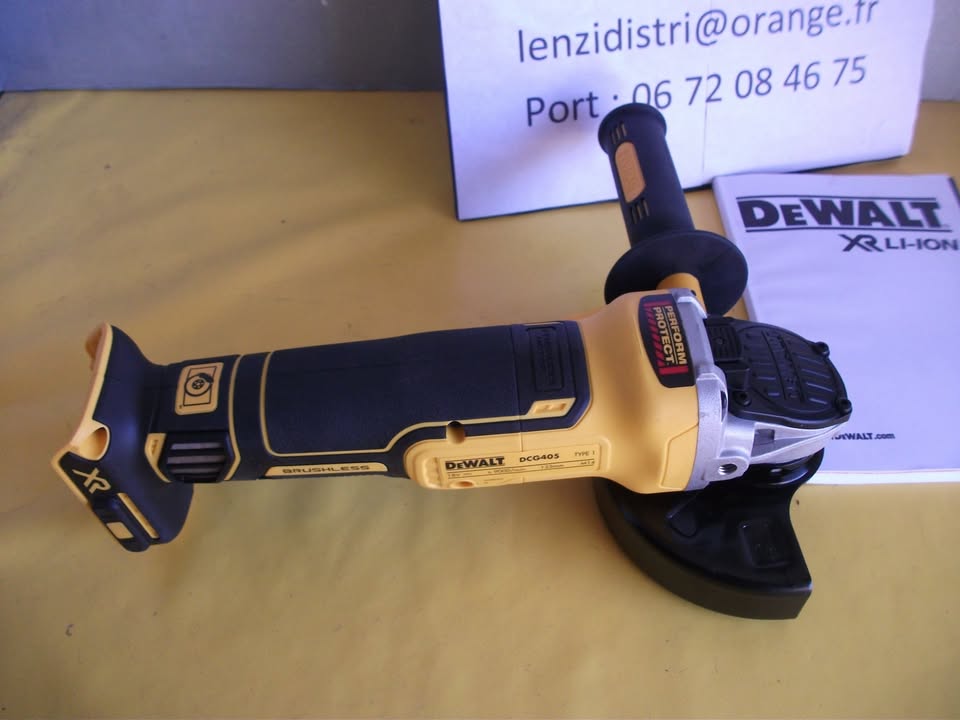 DEWALT DCG405. MEULEUSE – 18 V – 125 MM – BRUSHLESS neuve. Port offert.