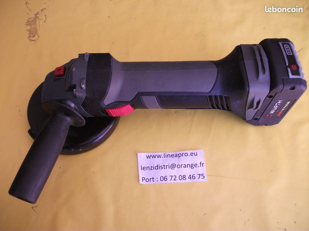 Meuleuse sans fil WÜRTH EWS 18-A – 18 V – 125 mm.  LIRAISON OFFERTE.